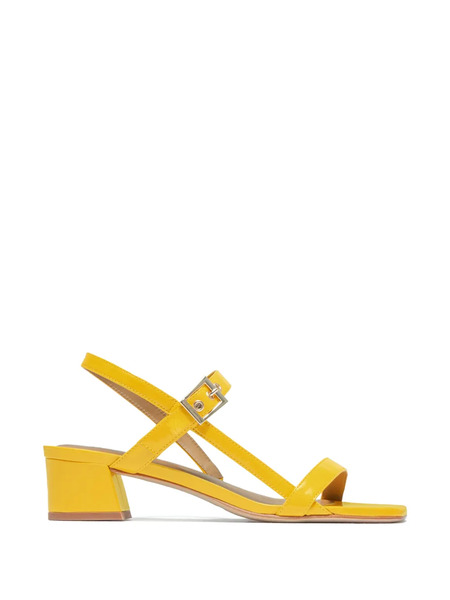  Bernardo Jinji Buckle Strap Sandals - Yellow 