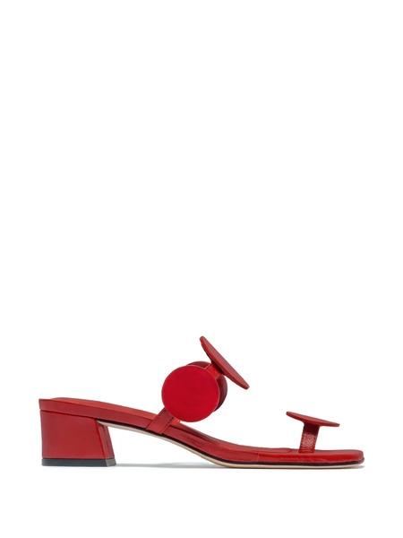  Bernardo Jupiter Moon Toe-ring Sandals - Red 