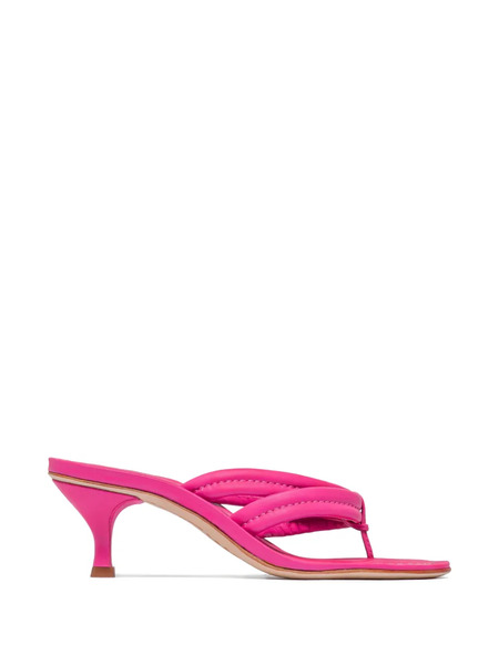  Bernardo Miami Padded Heeled Sandals - Pink 