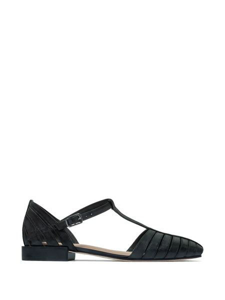  Bernardo T-strap Ballet Flats - Black 
