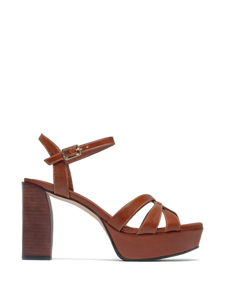  Bernardo Vittor Woven Platform Sandals - Brown 
