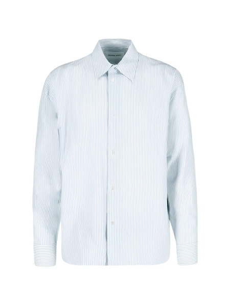  Berner Kühl Striped Button Shirt - White 