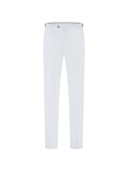  Berwich Button Fastening Regular Trousers - White 
