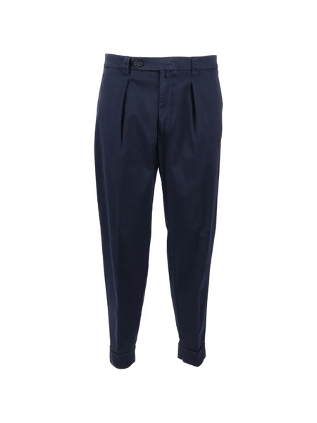  Berwich Pleated Tailored Trousers - Blue 