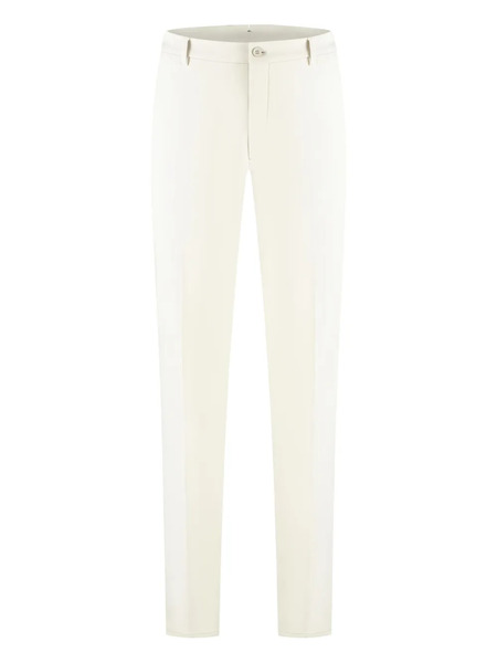  Berwich Straight-leg Trousers - White 