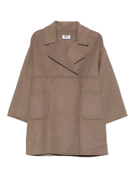  Betta Corradi Patch-pocket Lapel Coat - Neutrals 