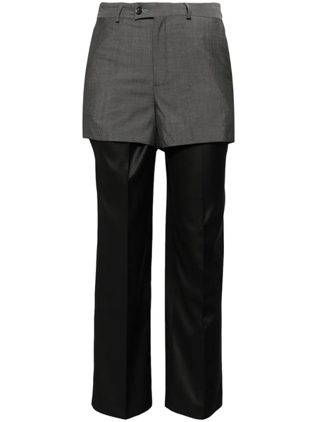  Bettter Layered Straight Trousers - Black 