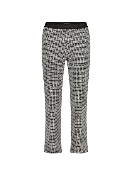  Betty Barclay Geometric-print Trousers - Neutrals 