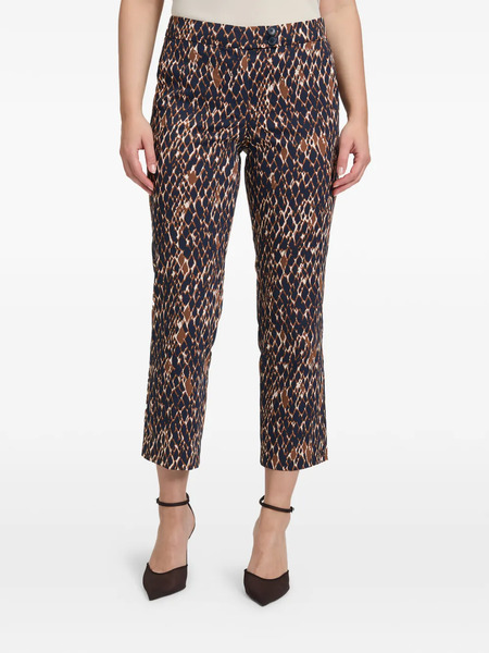  Betty Barclay Printed Trousers - Brown 