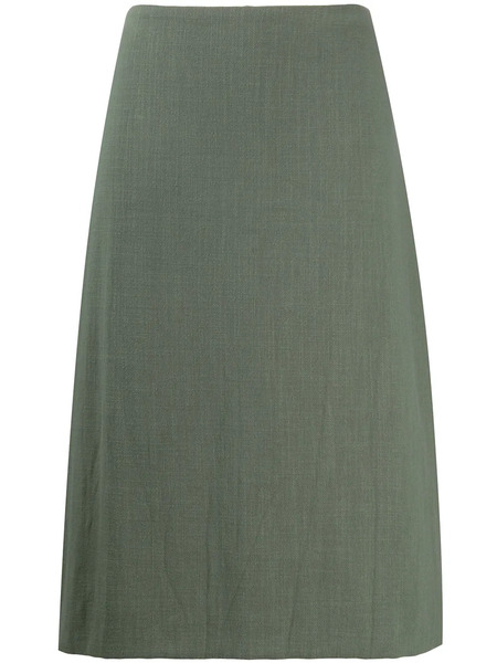  Bevza A-line Midi Skirt - Green 
