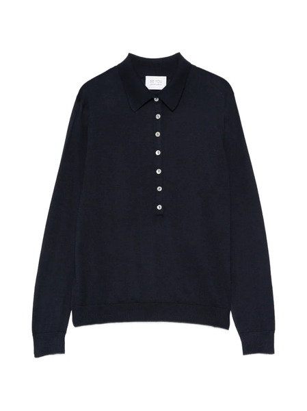  Beyou Buttonned Polo Shirt - Blue 