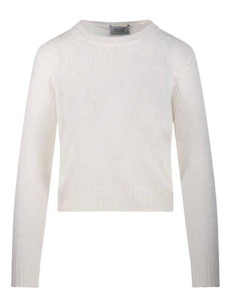  Beyou Crew-neck Long-sleeves Jumper - White 