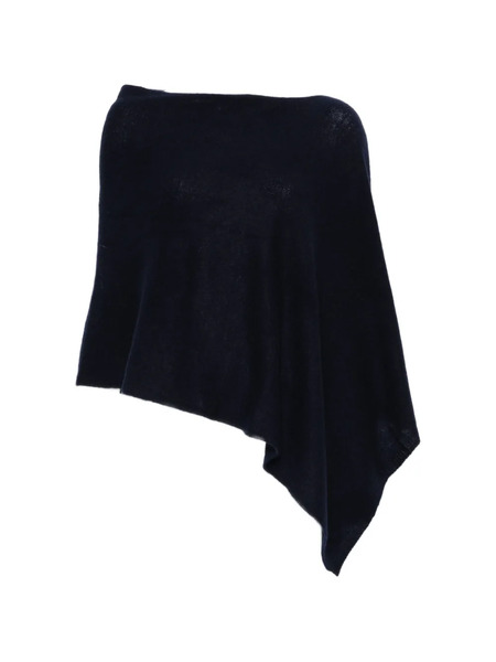  Beyou Draped Poncho - Blue 