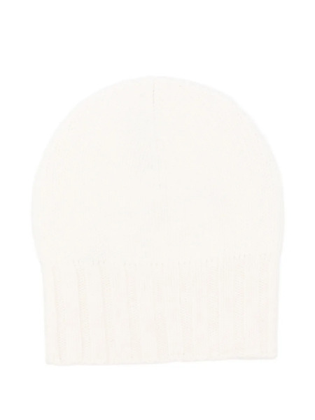  Beyou Ribbed-cuff Beanie Hat - White 