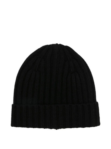  Beyou Ribbed-knit Cashmere Beanie - Black 