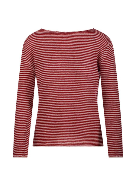  Beyou Striped Knitwear - Red 