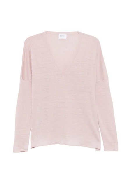  Beyou V-neck Sweater - Pink 