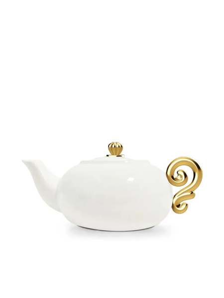 Bialetti Pure Gold Teapot - White 