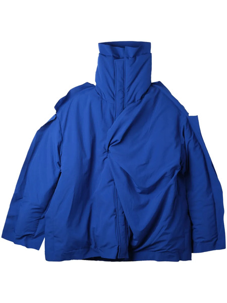  Bianca Saunders Outline Short Puffer Jacket - Blue 