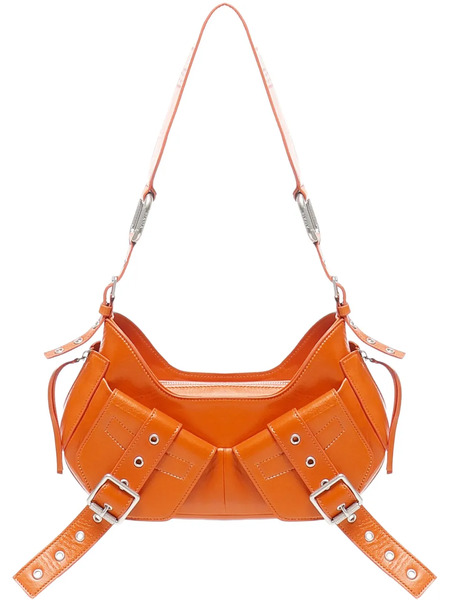  Biasia Buckle-detail Shoulder Bag - Orange 