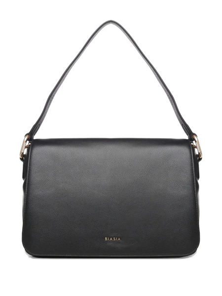  Biasia Flap-closure Shoulder Bag - Black 