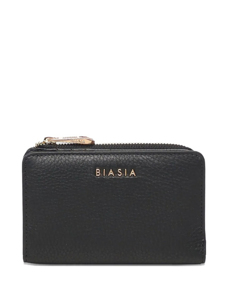  Biasia Logo-lettering Wallet - Black 