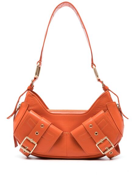  Biasia Y2k Leather Shoulder Bag - Orange 