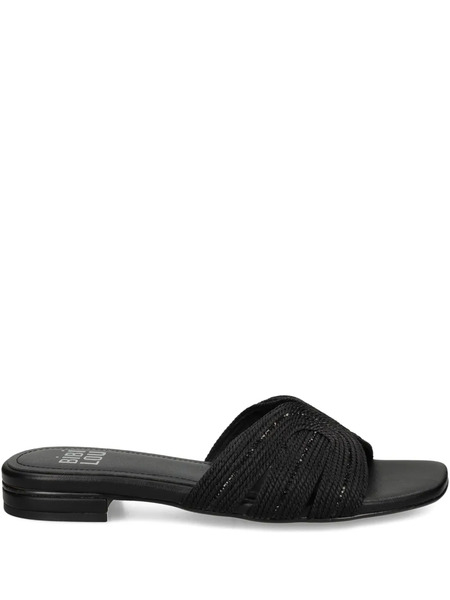  Bibi Lou Braided Leather Sandals - Black 