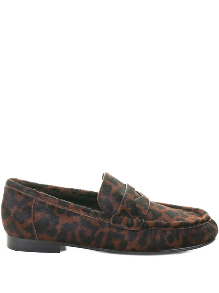 Bibi Lou Leopard-print Loafers - Brown 