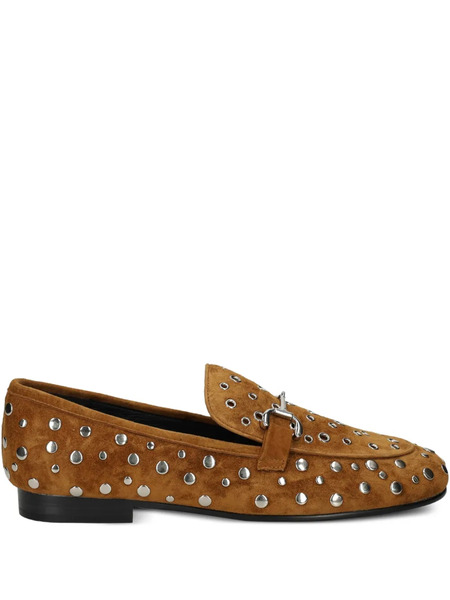 Bibi Lou Zagreb Studded Loafers - Brown 
