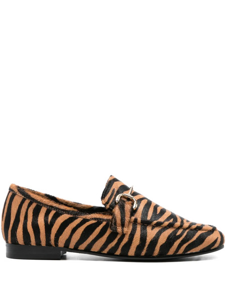  Bibi Lou Zebra-print Loafers - Neutrals 
