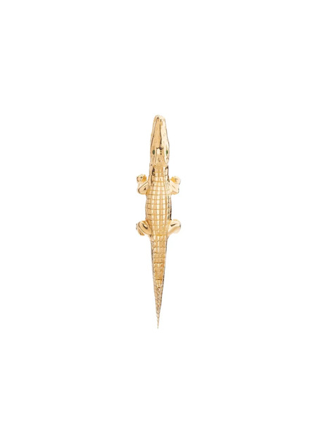  Bibi Van Der Velden 18kt Gold Alligator Tsavorite Earring 