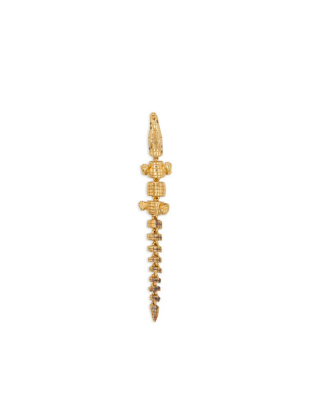  Bibi Van Der Velden 18kt Yellow Gold Crocodile-head Earrings 