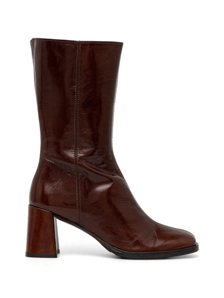 Billi Bi Square Toe Boots - Brown 