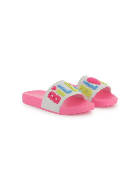  Billieblush Appliqué Open-toe Sandals - White 