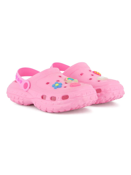  Billieblush Appliqué Slingback Clogs - Pink 