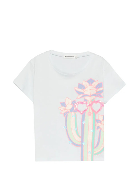  Billieblush Cactus Heart Sunglasses T-shirt - Blue 