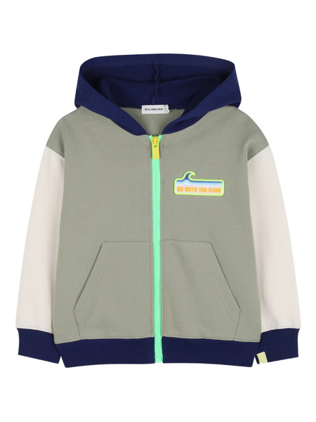  Billieblush Colour-block Hoodie - Green 