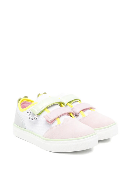  Billieblush Colour-block Touch-strap Sneakers - White 