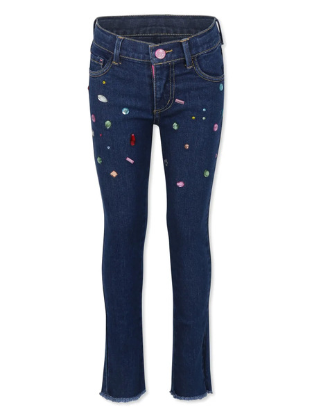  Billieblush Crystal-embellished Jeans - Blue 