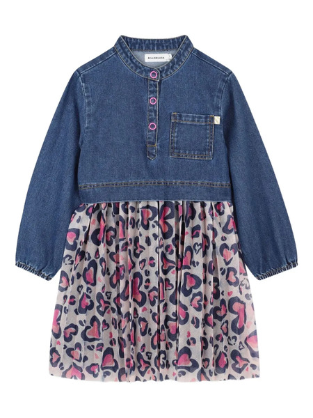  Billieblush Denim Button-up Dress - Blue 