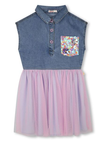  Billieblush Denim Dress - Blue 