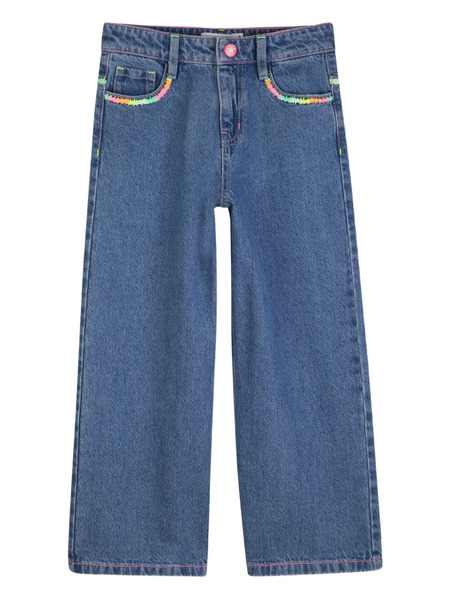  Billieblush Embroidered-detail Jeans - Blue 