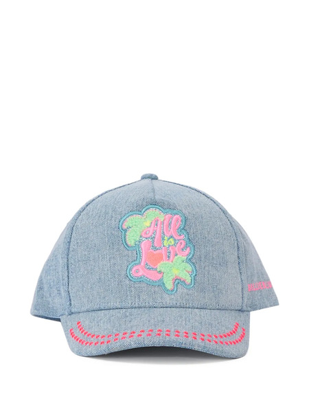 Billieblush Embroidered Logo-patch Cap - Blue 