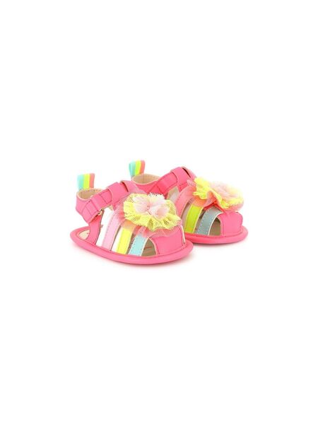  Billieblush Floral-appliqué Open-toe Sandals - Pink 