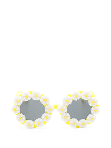  Billieblush Floral Round Sunglasses - Yellow 