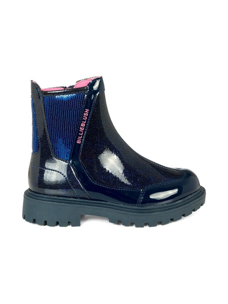  Billieblush Glitter-embellished Ankle Boots - Black 