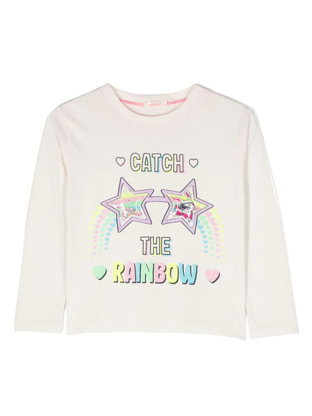  Billieblush Graphic-print Cotton T-shirt - White 