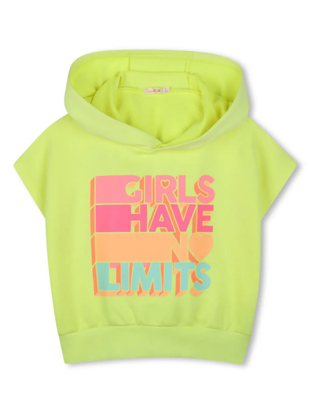  Billieblush Graphic-print Hoodie - Green 