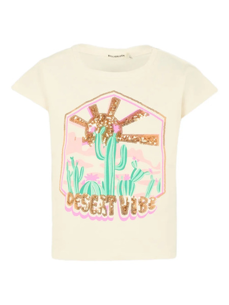  Billieblush Graphic-print T-shirt - Neutrals 